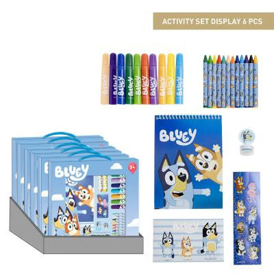 Bluey coloring set