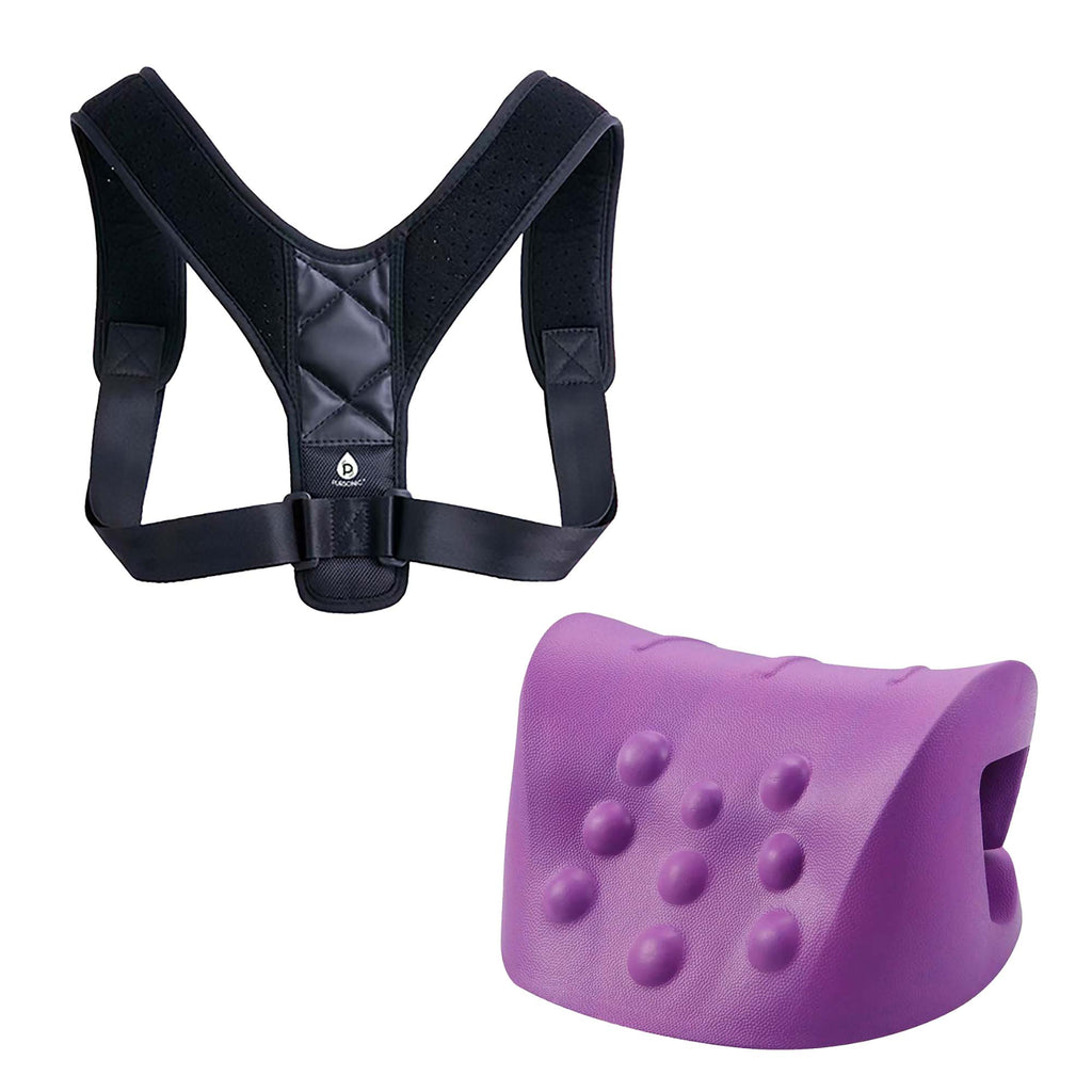 Pursonic Ultimate Posture and Neck Relief Bundle – Adjustable Posture Corrector & Neck and Shoulder Relaxer