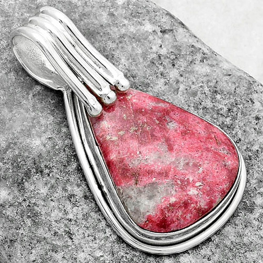 Natural Pink Thulite - Norway Pendant P-1664 SDP116759