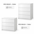 Dekorfolie till IKEA MALM – Beige moln