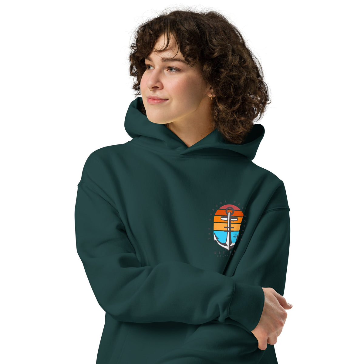 DORSAL Anchors Away No Fade Pullover Hoodie-5